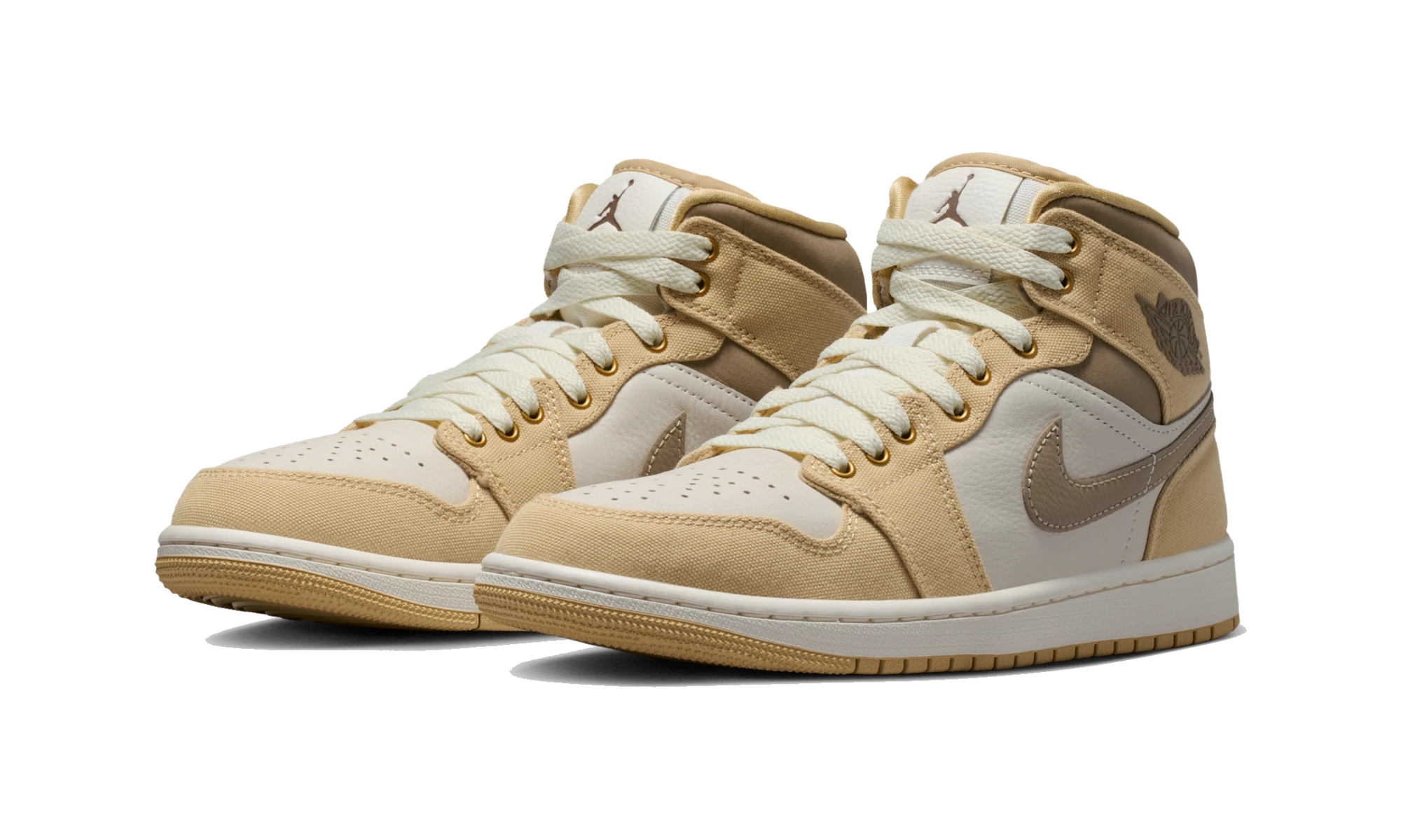 Air Jordan 1 Mid Khaki Sesame