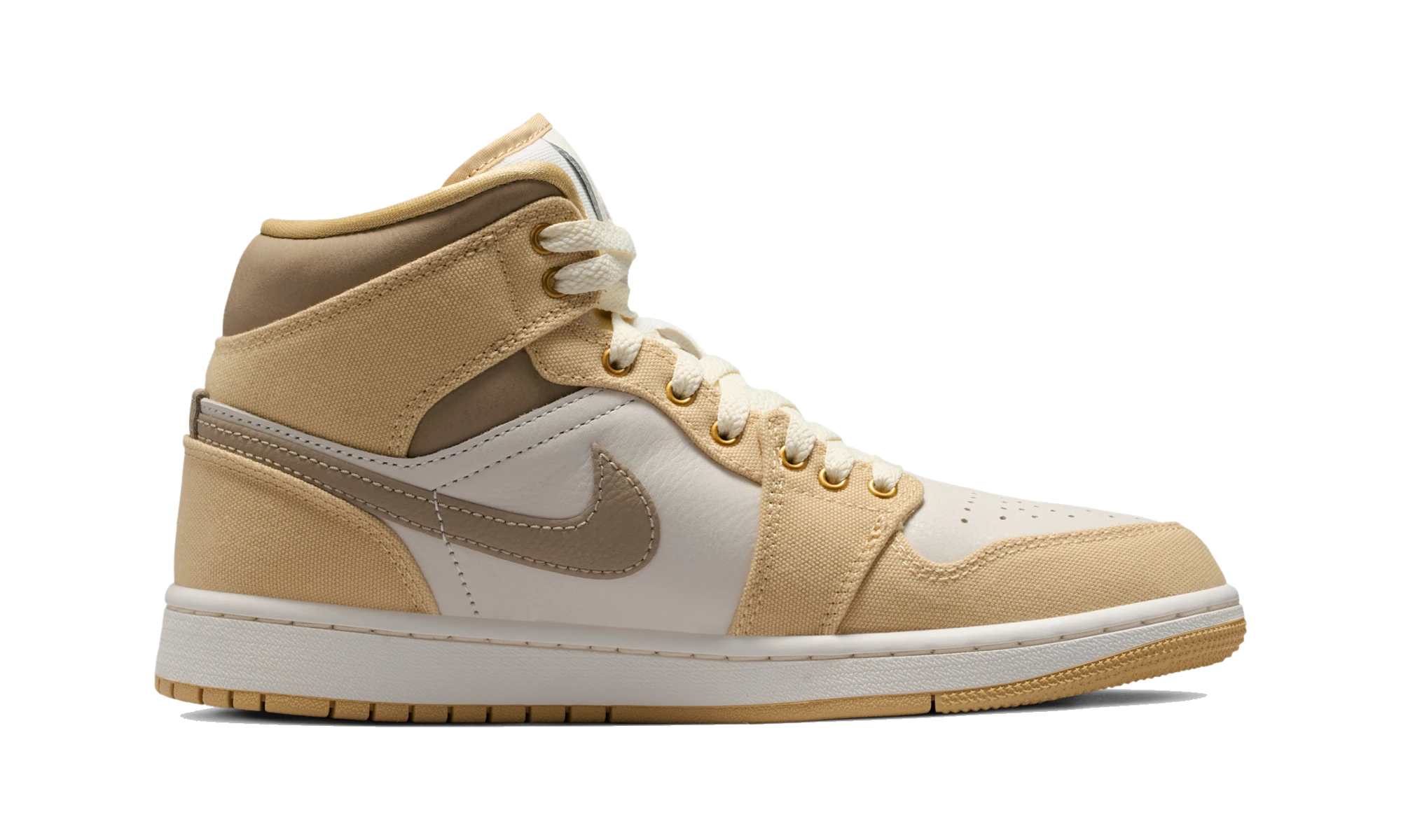 Air Jordan 1 Mid Khaki Sesame
