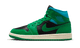 Air Jordan 1 Mid Lucky Green Aquatone