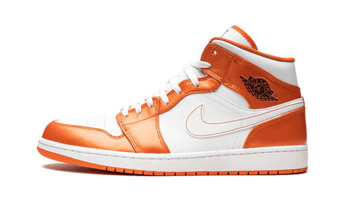 Air Jordan 1 Mid Metallic Orange, Electro Orange/Black-White (DM3531-800)