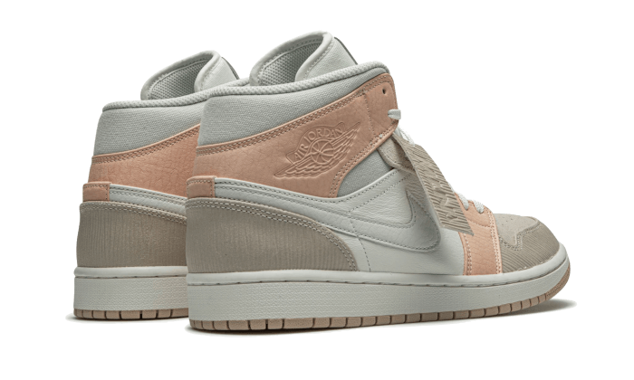 Air Jordan 1 Mid Milan, Sail/Light Bone-String-Shimmer (CV3044-100)