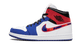 Air Jordan 1 Mid Rush Blue University Red