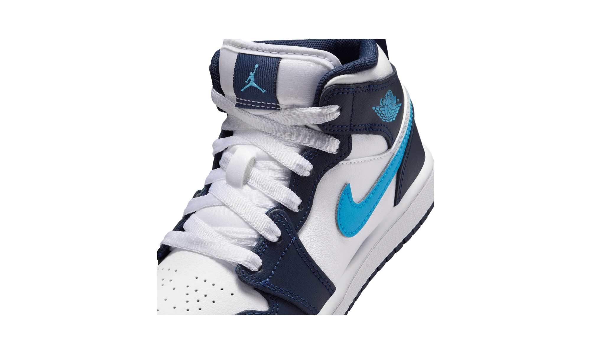 Air Jordan 1 Mid Obsidian Dark Powder Blue (PS)