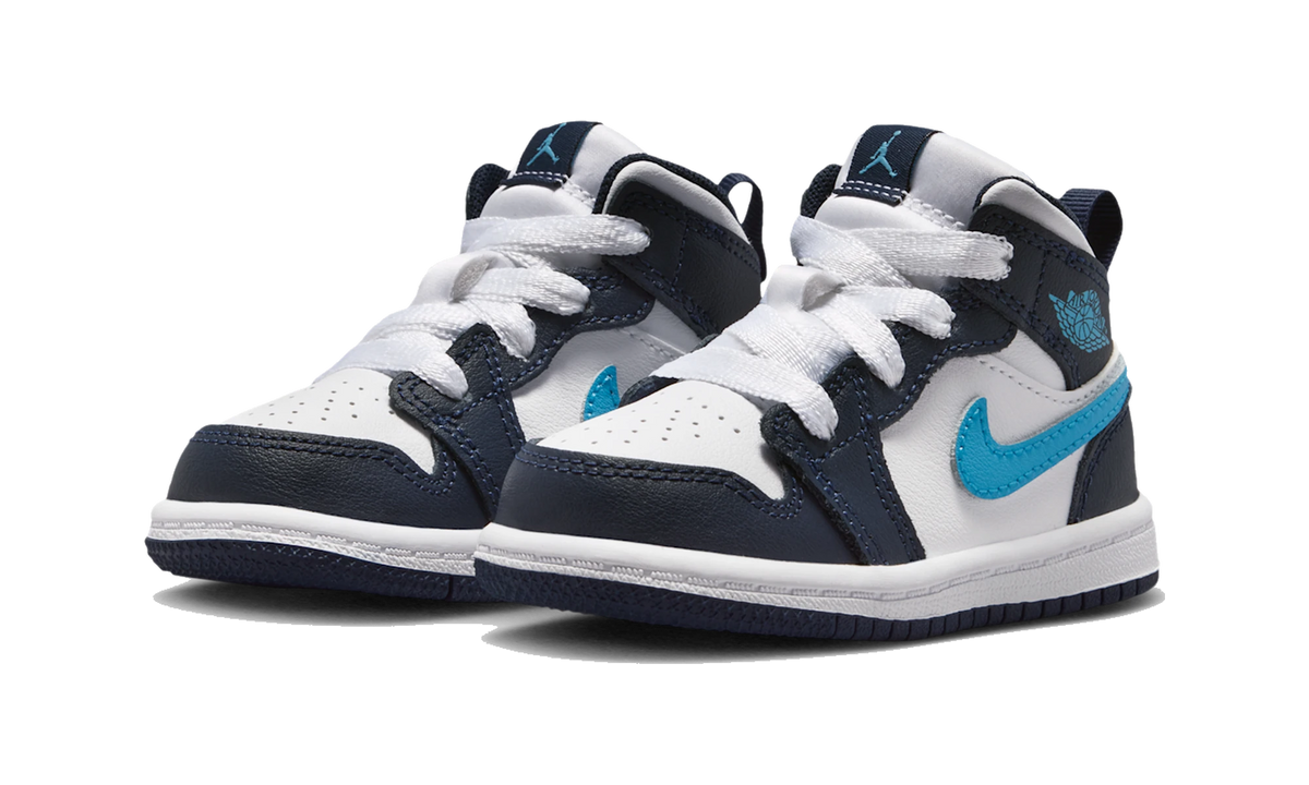 Air Jordan 1 Mid Obsidian Dark Powder Blue (TD)