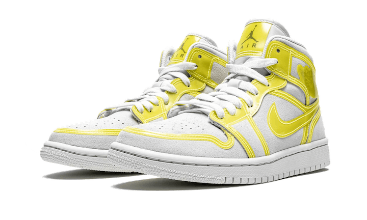 Air Jordan 1 Mid Opti Yellow, Off White/Opti Yellow-White (DA5552-107)