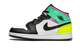 Air Jordan 1 Mid Pastel Black Toe