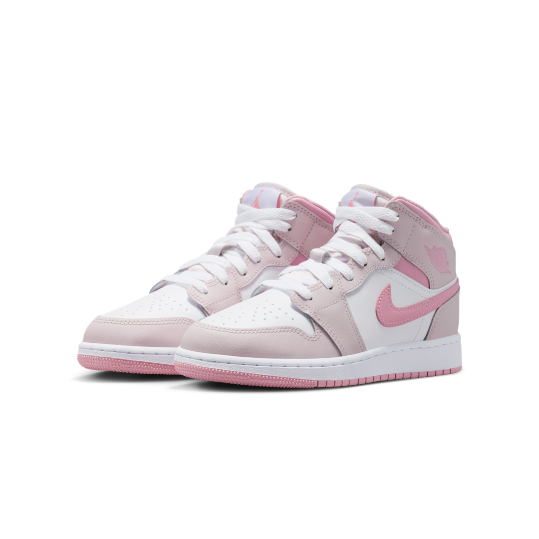 Air Jordan 1 Mid Pearl Pink White, Pearl Pink/White/Medium Soft Pink (DQ8423-600)