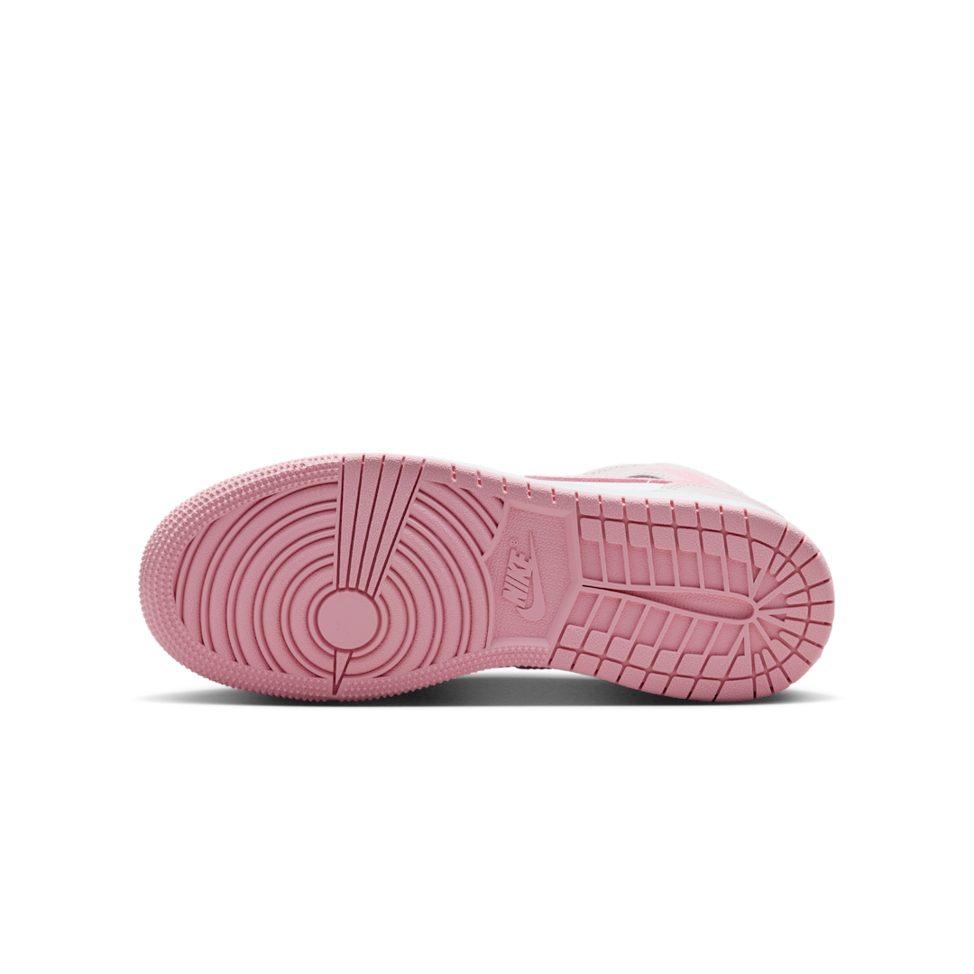 Air Jordan 1 Mid Pearl Pink White, Pearl Pink/White/Medium Soft Pink (DQ8423-600)