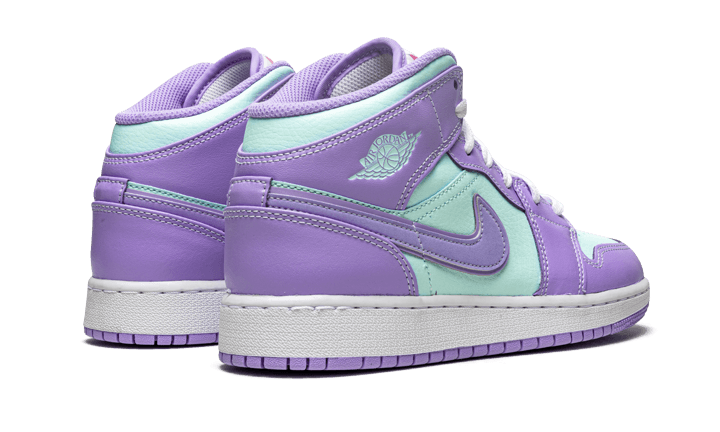 Air Jordan 1 Mid Purple Aqua, Purple Pulse/Arctic Punch (554725-500)