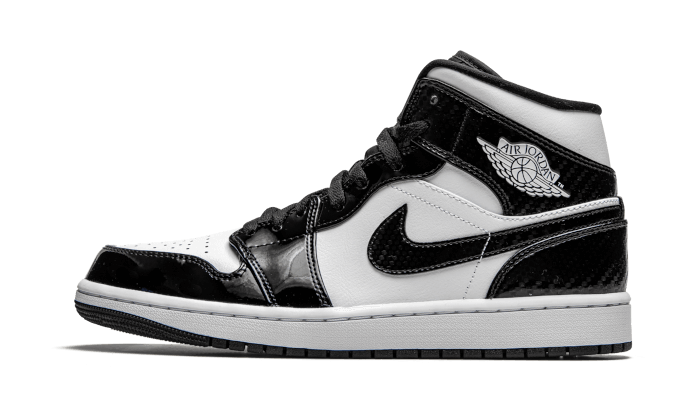 Air Jordan 1 Mid SE All-Star Carbon Fiber (2021), Black/White (DD2192-001)