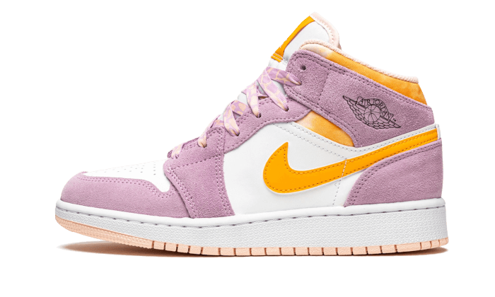 Air Jordan 1 Mid SE Arctic Pink, Light Arctic Pink/University Gold-White (DC9517-600)