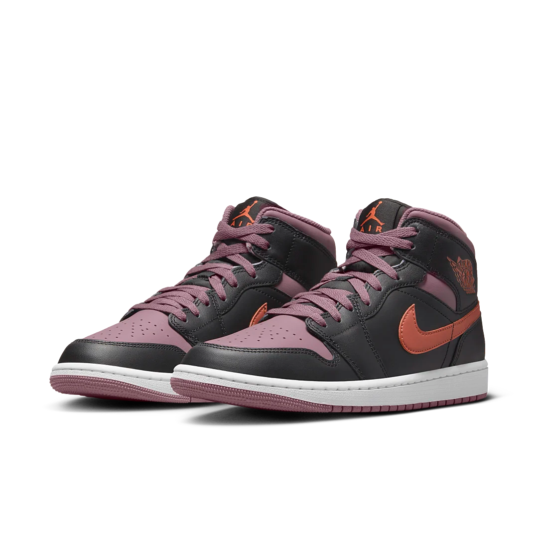 Air Jordan 1 Mid SE Black Sky J Mauve, Black/Sky J Mauve/White/Sky J Orange (FB9911-008)