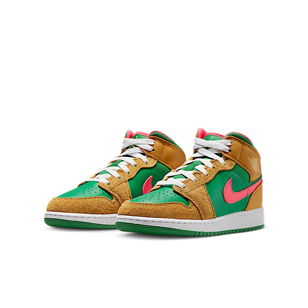 Air Jordan 1 Mid SE Chutney Lucky Green
