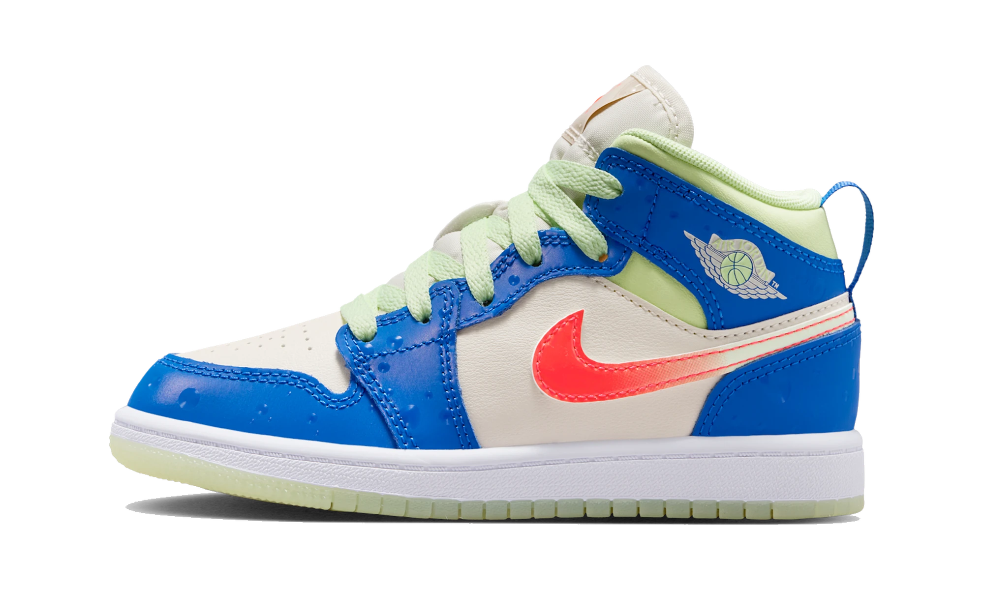 Air Jordan 1 Mid SE Game Royal Barely Volt Infrared (PS)