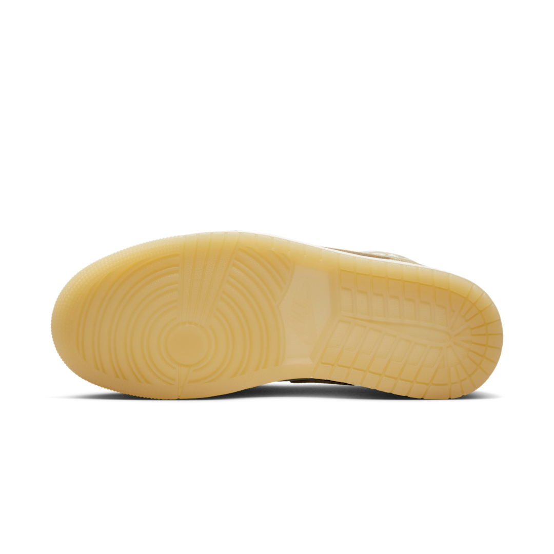 Air Jordan 1 Mid SE Metallic Team Gold, Sail/Pale Ivory/Team Gold (HV5159-100)