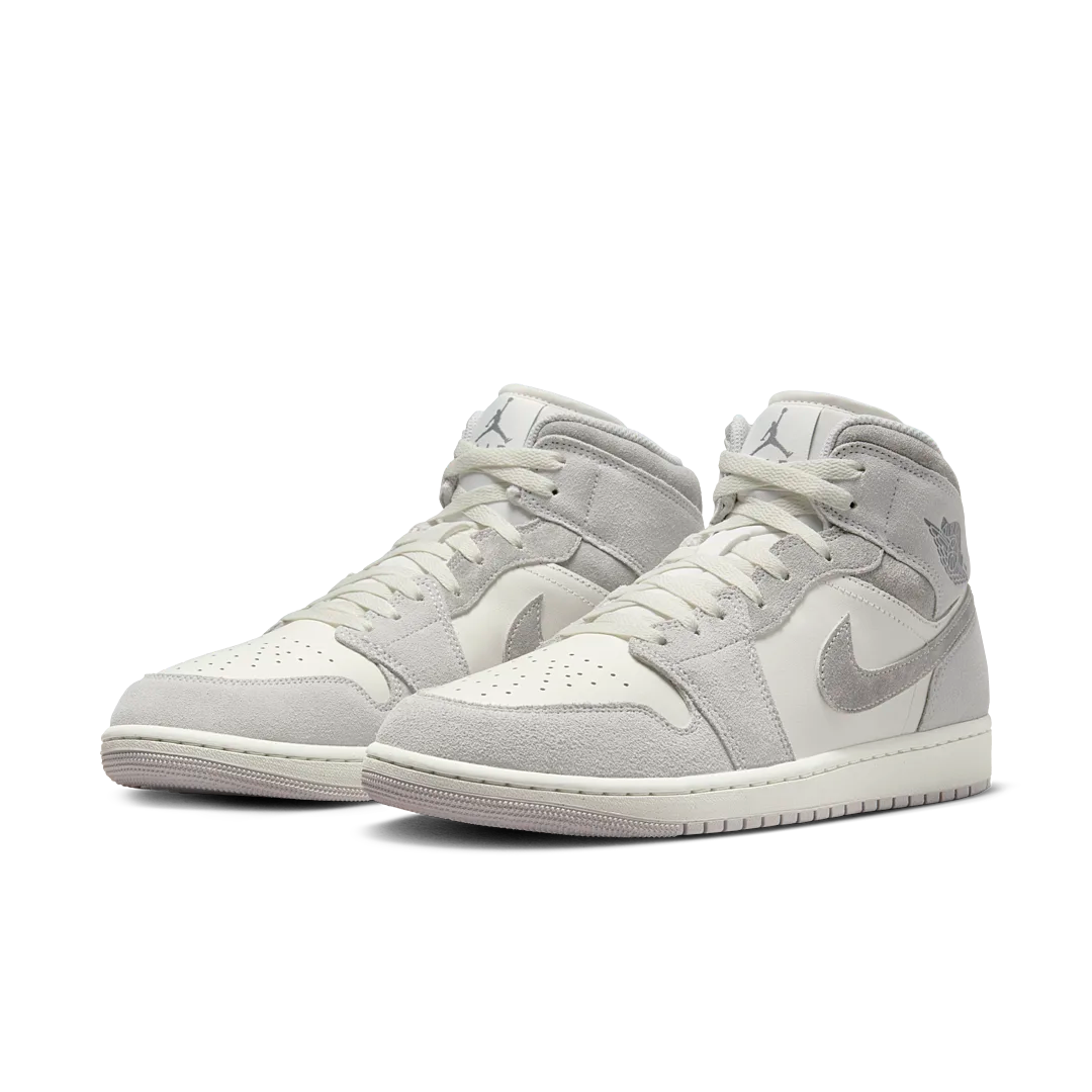 Air Jordan 1 Mid SE Neutral Grey Sail, Neutral Grey/Sail/Smoke Grey (FQ7720-002)