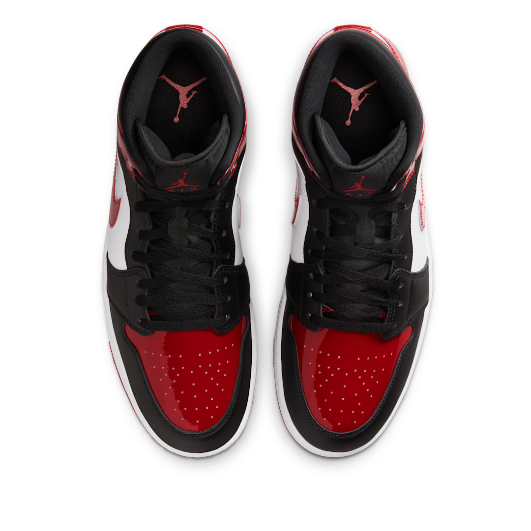 Air Jordan 1 Mid SE Patent Bred Toe