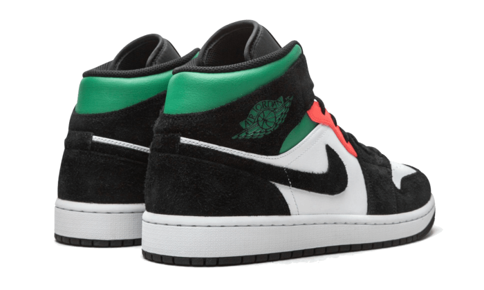 Air Jordan 1 Mid SE South Beach, White/Black-Pink-Green (852542-116)