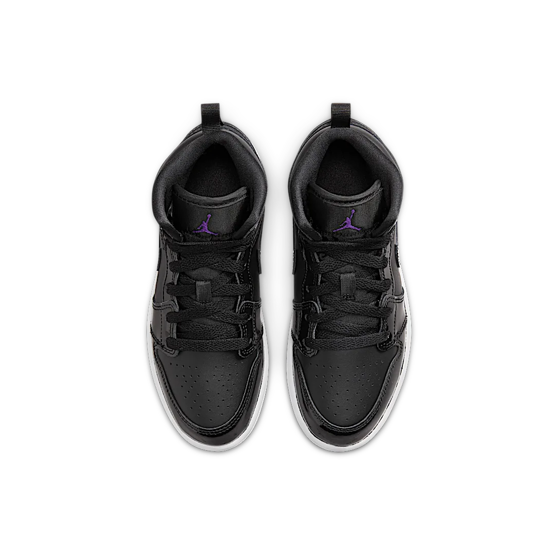 Air Jordan 1 Mid SE Space Jam (PS), Black/Dark Concord-White (DV1339-004)