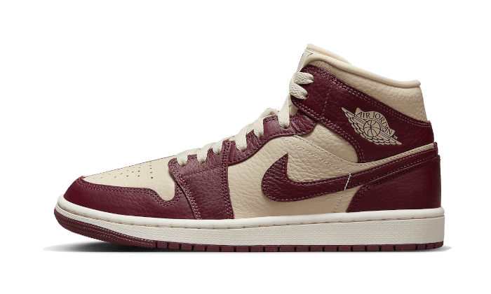 Air Jordan 1 Mid SE Split Beach Cherrywood Red, Beach/Cherrywood Red (DR0501-200)