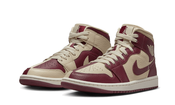 Air Jordan 1 Mid SE Split Beach Cherrywood Red, Beach/Cherrywood Red (DR0501-200)