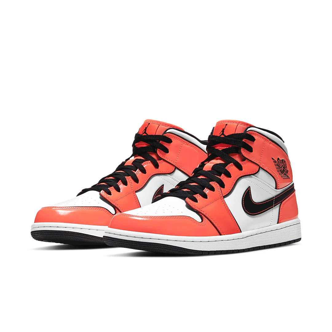 Air Jordan 1 Mid SE Turf Orange, Turf Orange/Black/White (DD6834-802)