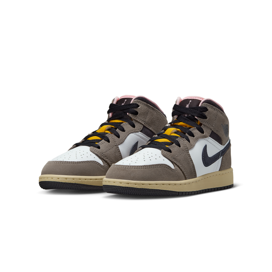 Air Jordan 1 Mid SE White Cave Stone