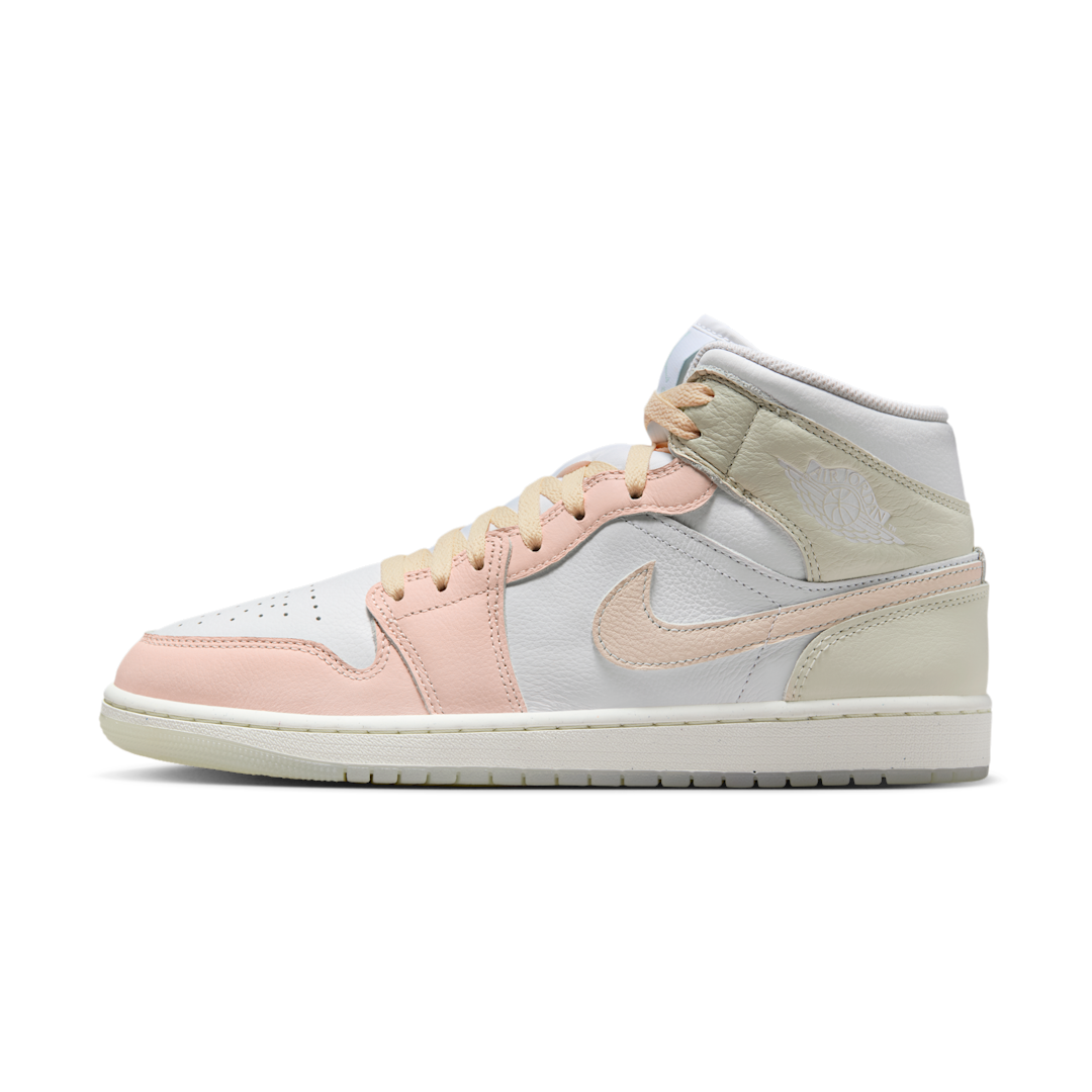 Air Jordan 1 Mid SE White Sea Glass Glacier Blue Guava Ice