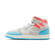 Air Jordan 1 Mid Sail Hot Lava Blue Chill