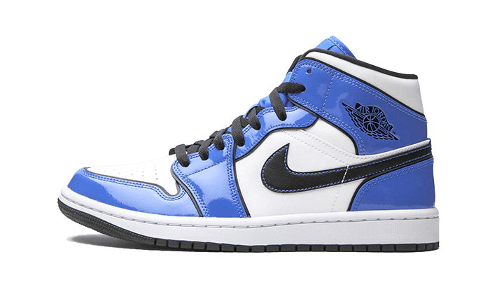 Air Jordan 1 Mid Signal Blue, Signal Blue/Black-White (DD6834-402 / BQ6931-402)