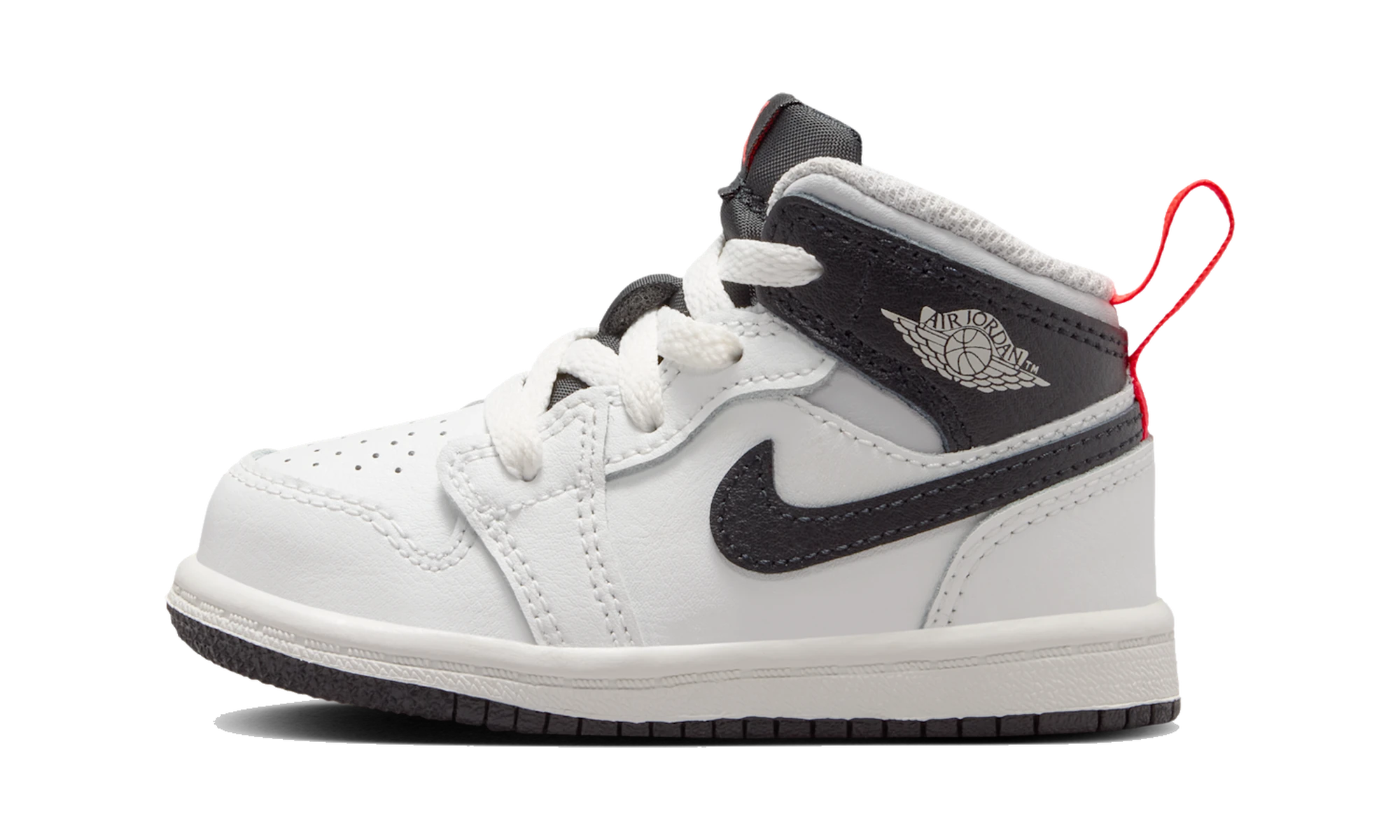 Air Jordan 1 Mid Summit White Infrared Black (TD)