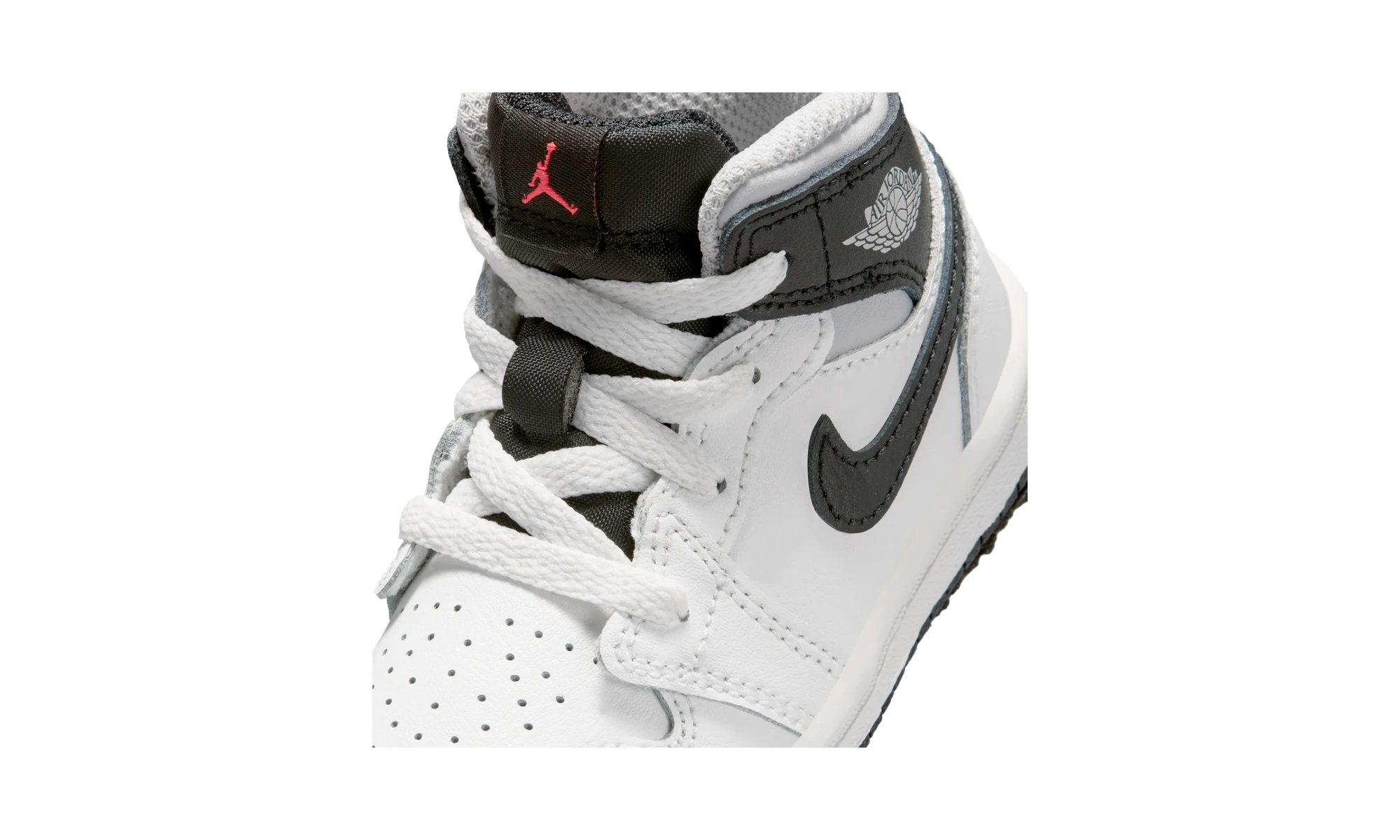 Air Jordan 1 Mid Summit White Infrared Black (TD)