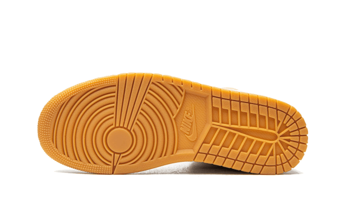 Air Jordan 1 Mid Tan Gum, Hemp/Gum Yellow/White (554724-271)