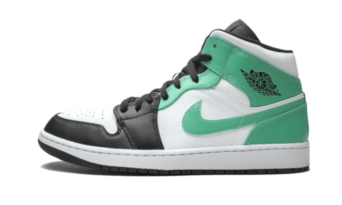 Air Jordan 1 Mid Tropical Twist Igloo, White/Tropical Twist-Black (554725-132)