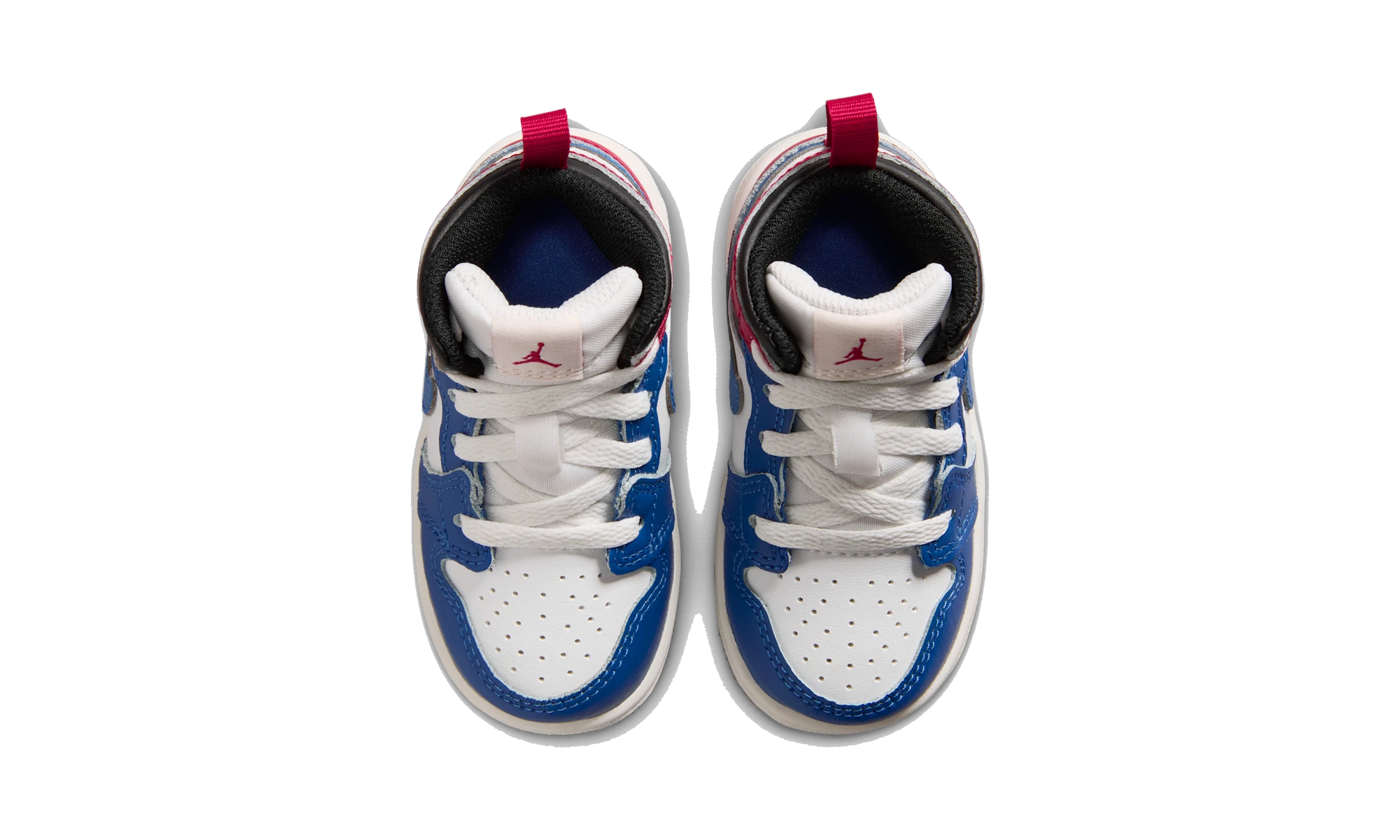 Air Jordan 1 Mid True Blue Varsity Red (TD)
