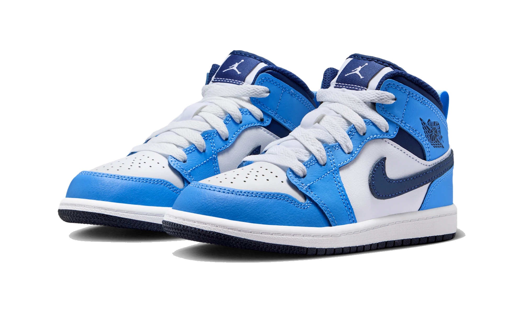 Air Jordan 1 Mid University Blue Midnight Navy (PS)