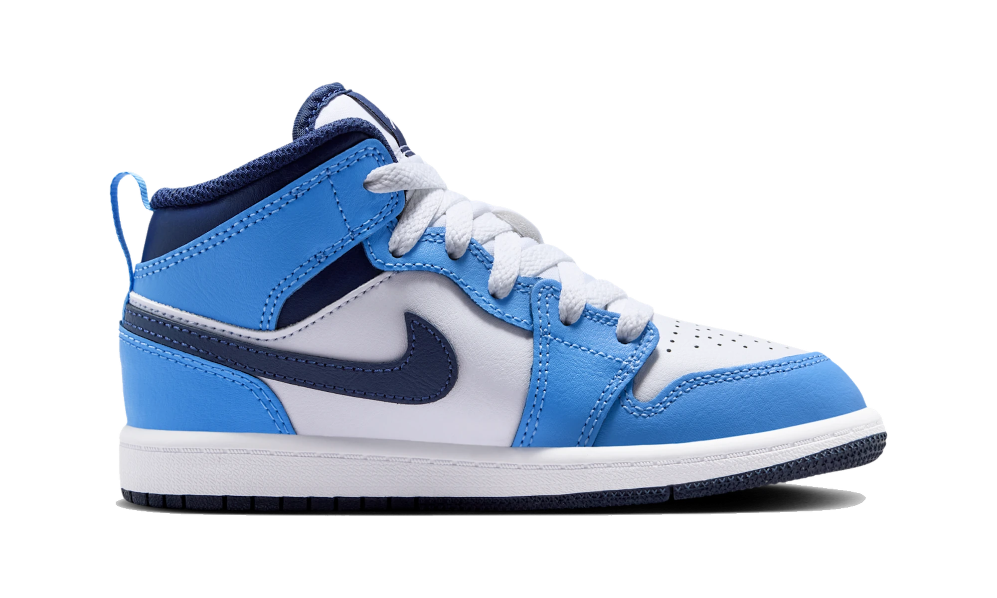 Air Jordan 1 Mid University Blue Midnight Navy (PS)