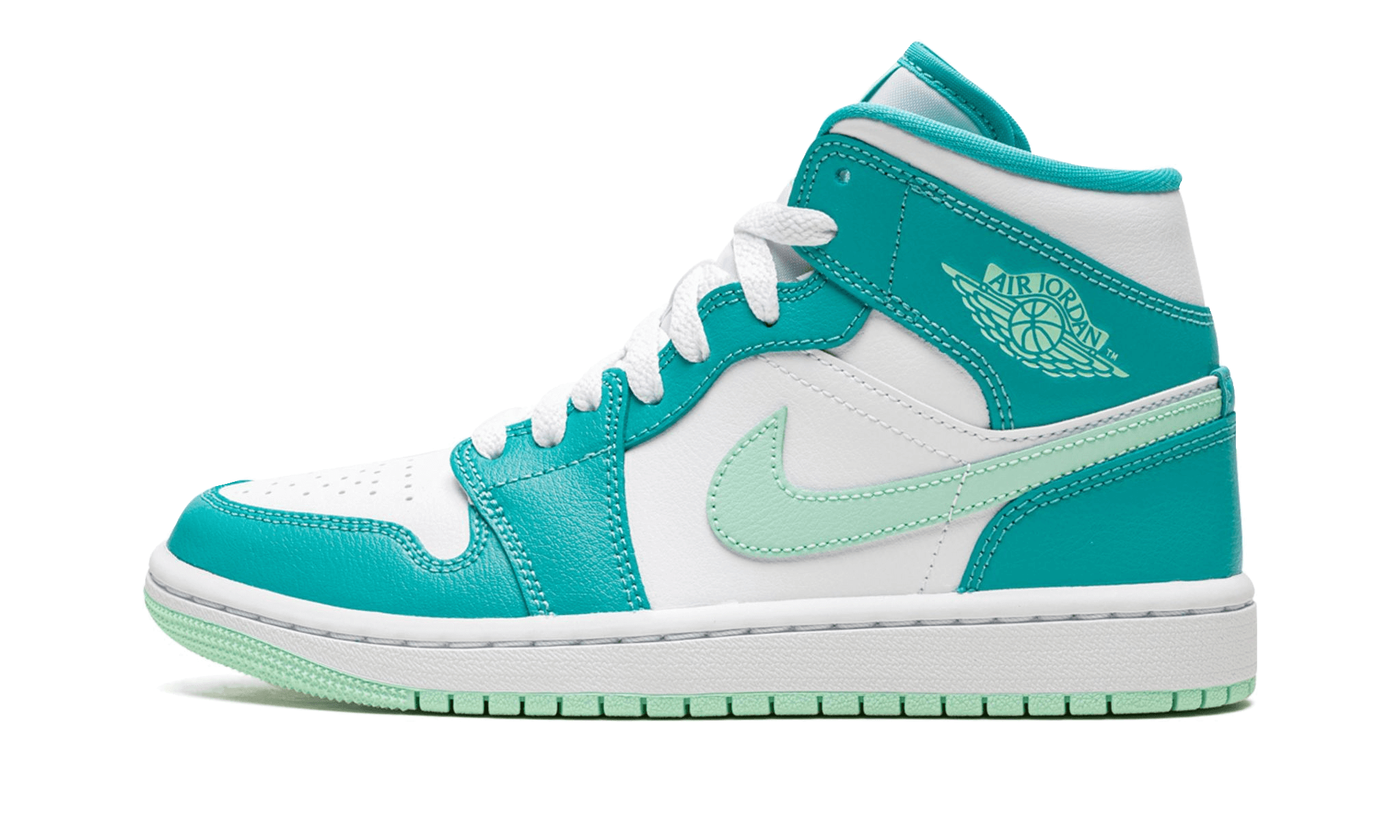 Air Jordan 1 Mid Washed Teal, Washed Teal/Mint Foam-White (DV2229-300)