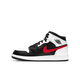 Air Jordan 1 Mid White Black Chile Red