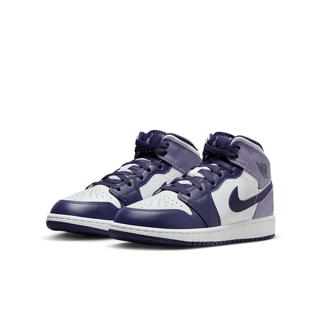 Air Jordan 1 Mid White Sky J Purple, Sky J Purple/White/Sky J Light Purple/Sky J Purple (DQ8423-515)