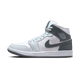 Air Jordan 1 Mid White Smoke Grey