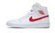 Air Jordan 1 Mid White University Red