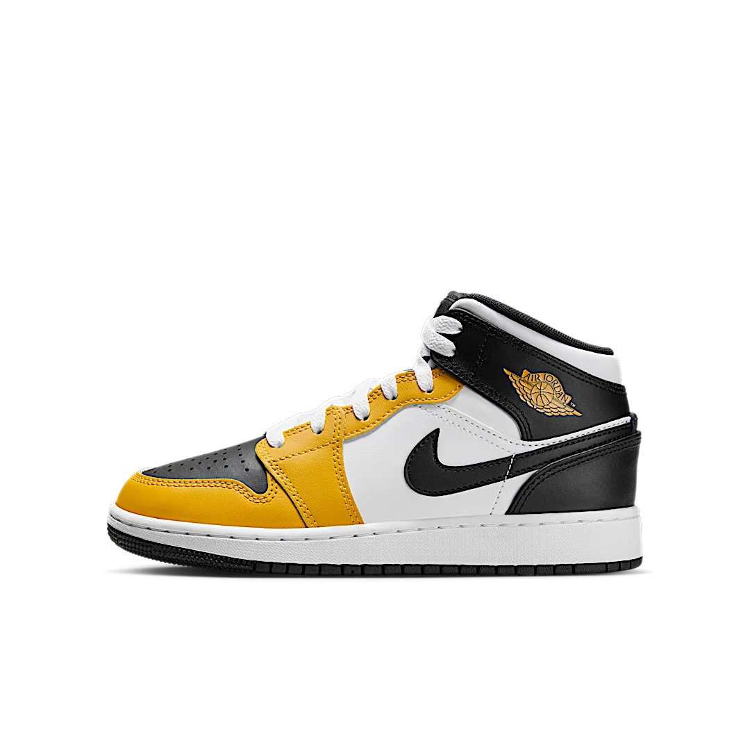 Air Jordan 1 Mid Yellow Ochre, Yellow Ochre/Black/White/Yellow Ochre (DQ8423-701)