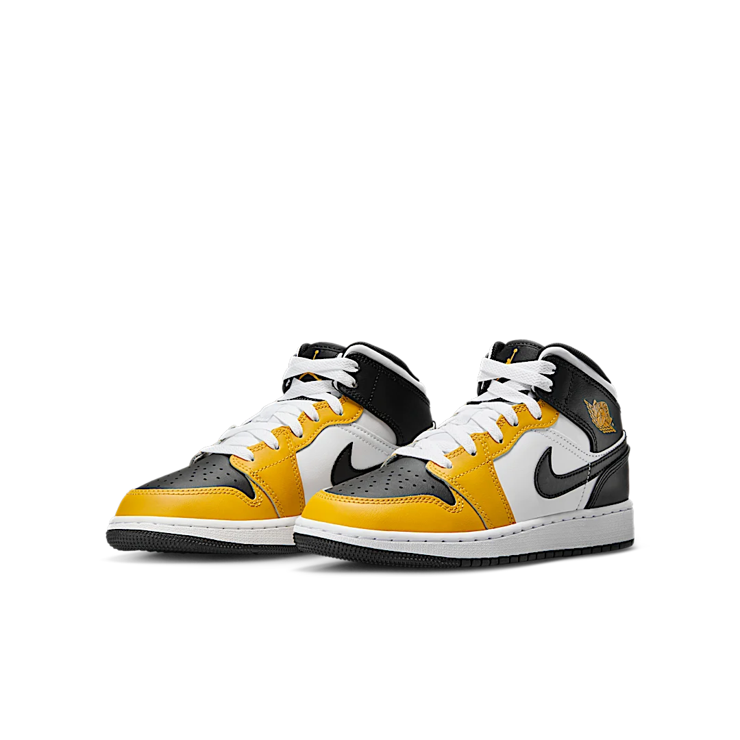 Air Jordan 1 Mid Yellow Ochre, Yellow Ochre/Black/White/Yellow Ochre (DQ8423-701)