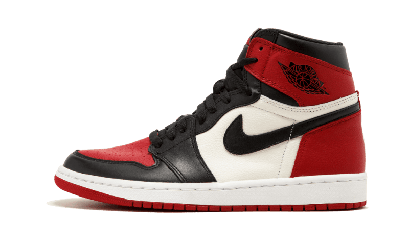 Air Jordan 1 Retro High Bred Toe, Gym Red/Black-Summit White (555088-610)