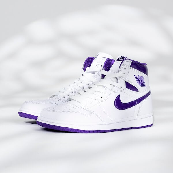 Air Jordan 1 Retro High Court Purple, White/Court Purple (CD0461-151)