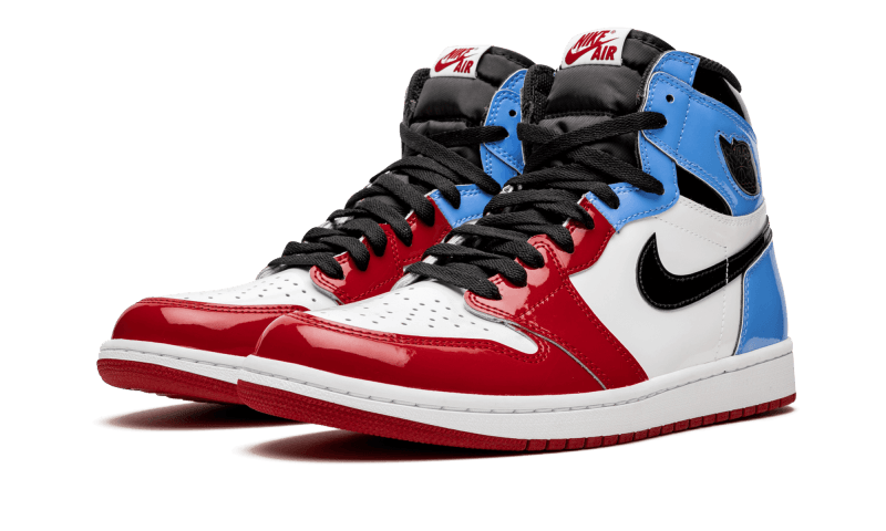 Air Jordan 1 Retro High Fearless UNC Chicago, White/University Blue-Varsity Red-Black (CK5666-100)