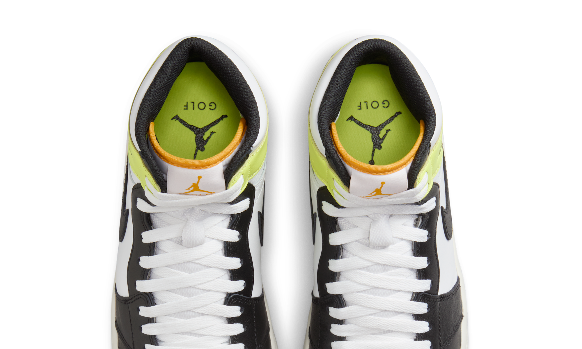 Air Jordan 1 Retro High Golf White University Gold Volt Black