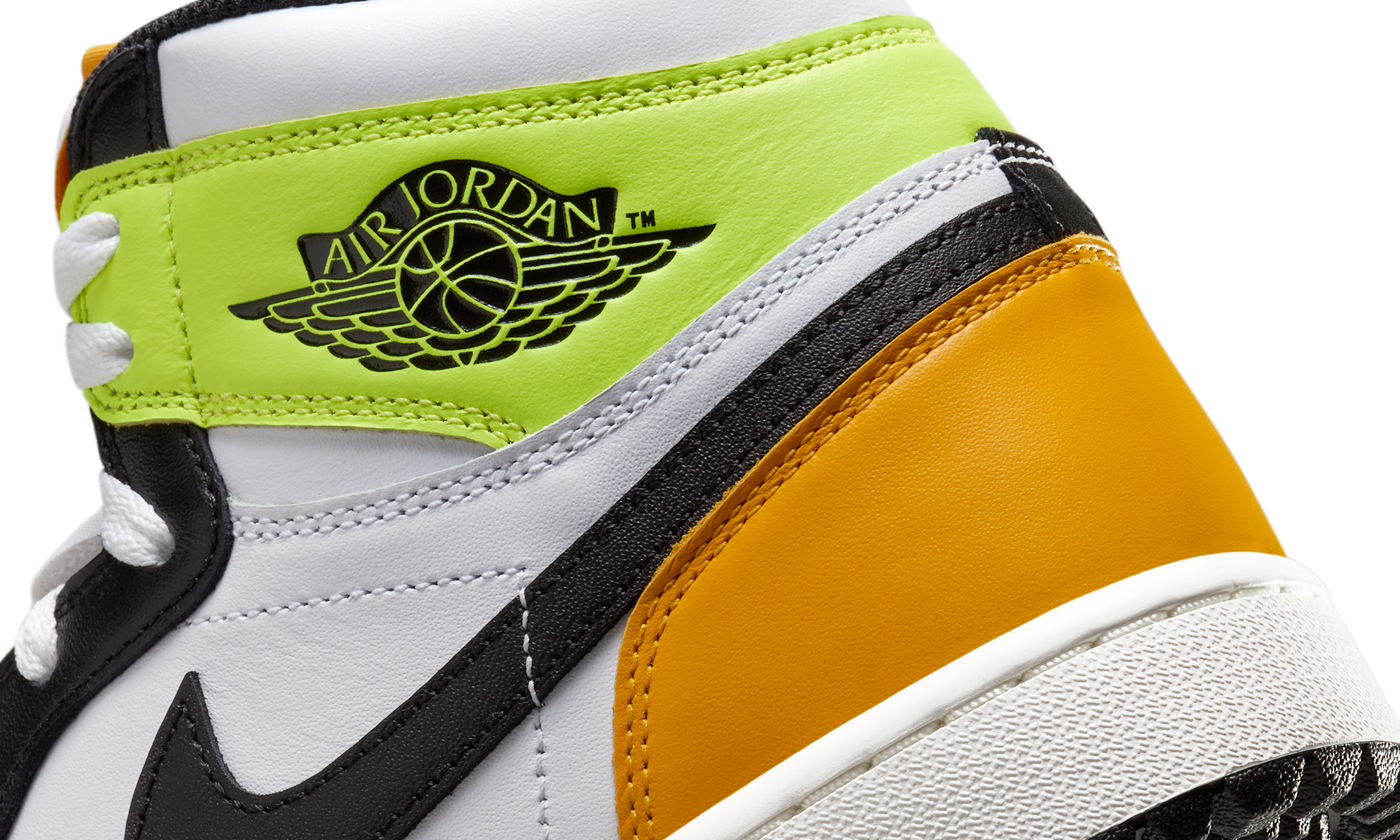Air Jordan 1 Retro High Golf White University Gold Volt Black