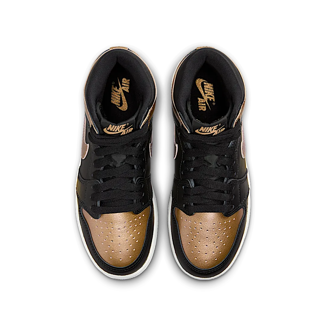 Air Jordan 1 Retro High OG Black Metallic Gold, Black/Metallic Gold/Sail (FD1437-071)